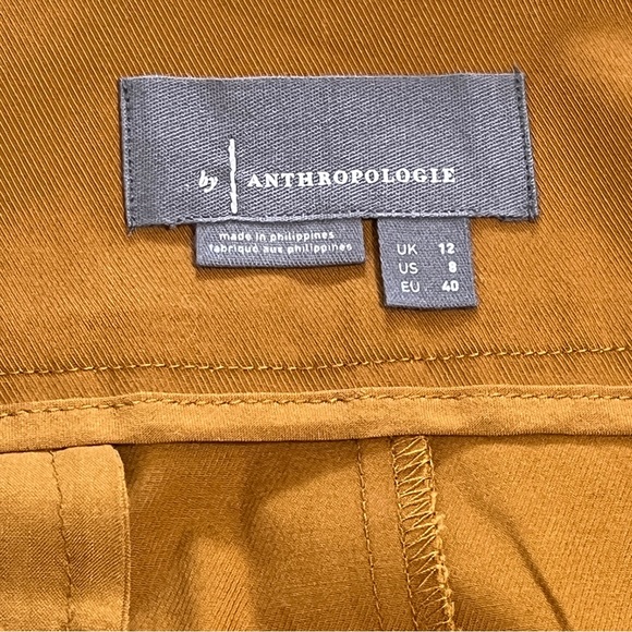 by Anthropologie Bronze Maxi Column Wrap Skirt Sz 8 - Picture 10 of 13